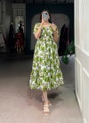 NNK4509 Vichritra Silk With Floral Print Frock Ethnic Wear Collection Exporters In India